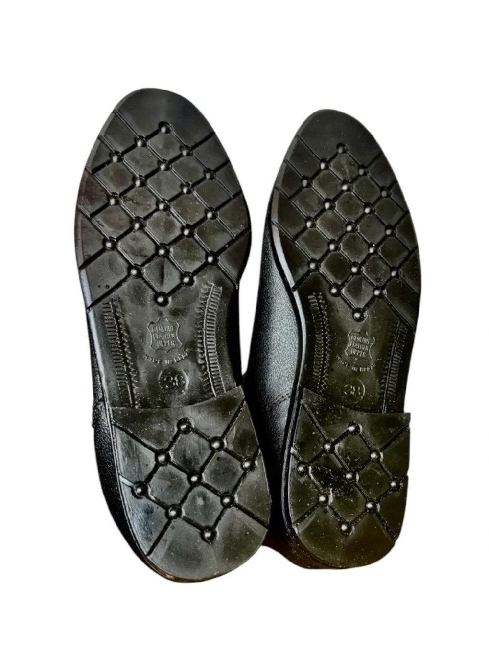 Genuine Leather Boots with Full Faux Fur Lining. Size 38 (US 7)
